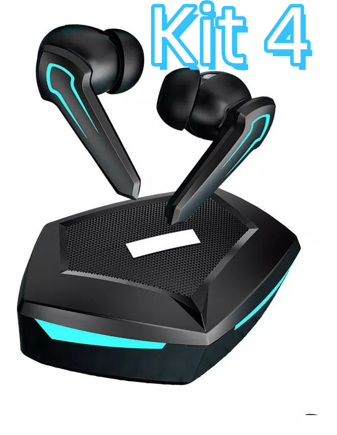 Kit 4/Kit 5  Fones de Ouvido P30 Blutothoth Fones de Ouvido Gamer À prova d'água