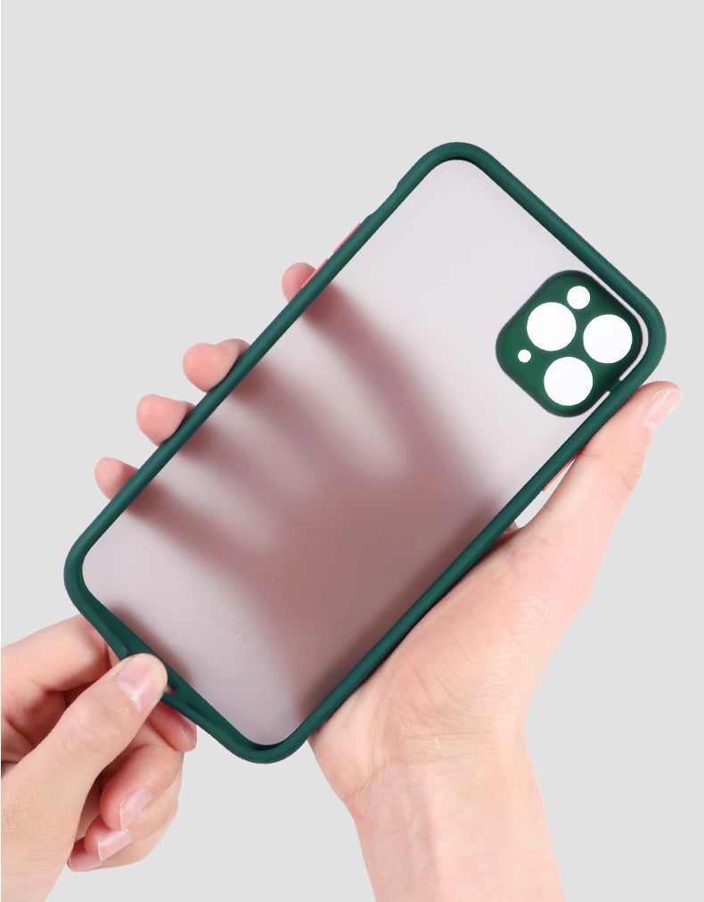 40pcs Semi Transparent Matte iPhone Case Rough Use Wholesale