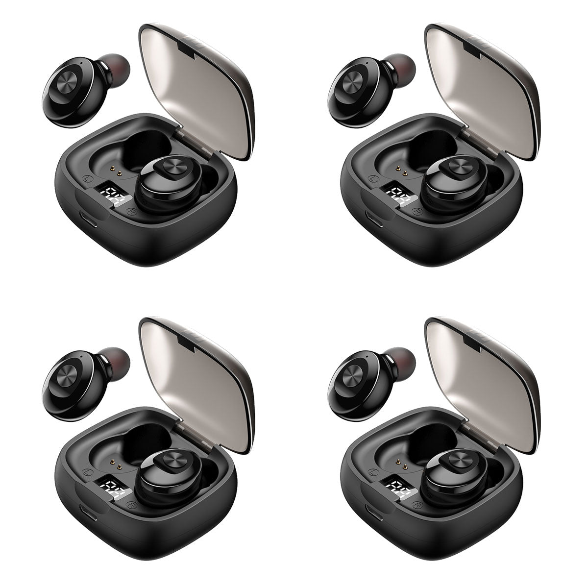 4/5/6/8Quantity In-ear Headphones Gamer Music Wireless XG-8 Black Wholesale