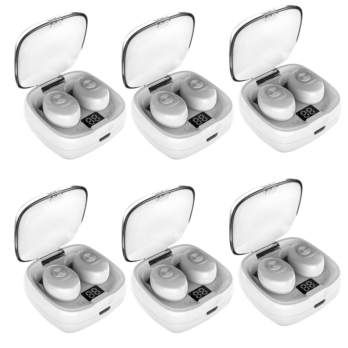 4/5/6/8Quantity In-ear Headphones Gamer Music Wireless XG-8 White Wholesale