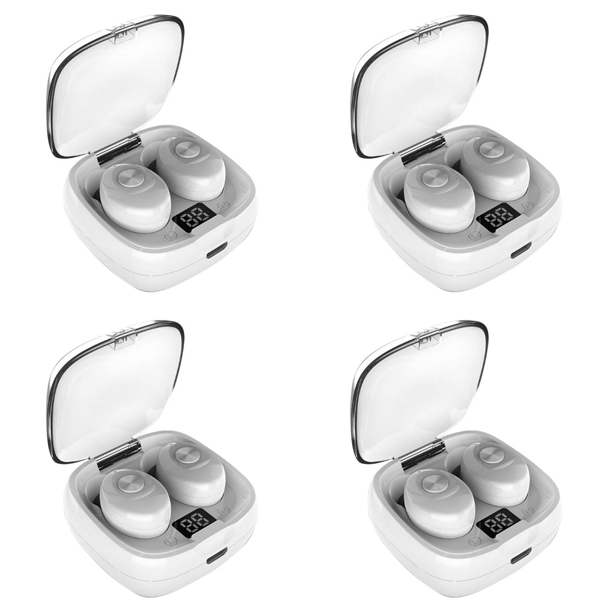 4/5/6/8Cantidad Audífonos in-ear Gamer Música Inalámbricos XG-8 Blanco Mayoreo