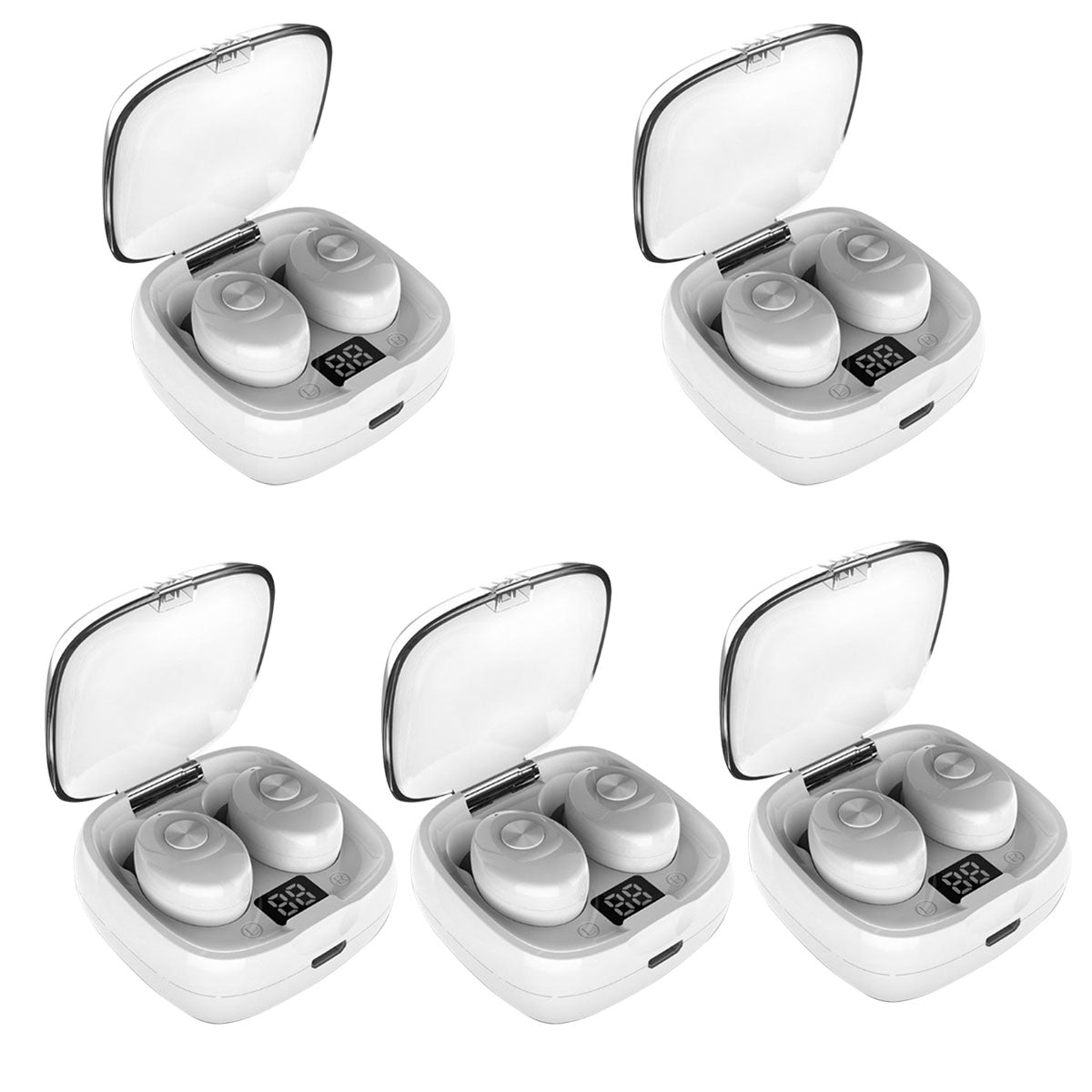 4/5/6/8Quantity In-ear Headphones Gamer Music Wireless XG-8 White Wholesale