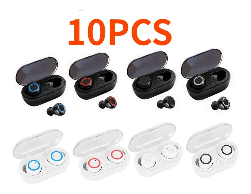 10pzs Y50 Audífonos Inalámbricos Bluetooth In-ear Mayoreo