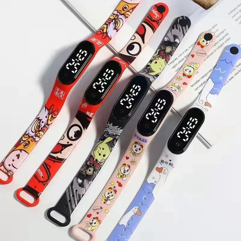 20pzs /30pzs/40pzs  Relojes Infantil Led Pulsera Dibujos Animados Regalo Mayoreo Proveedor