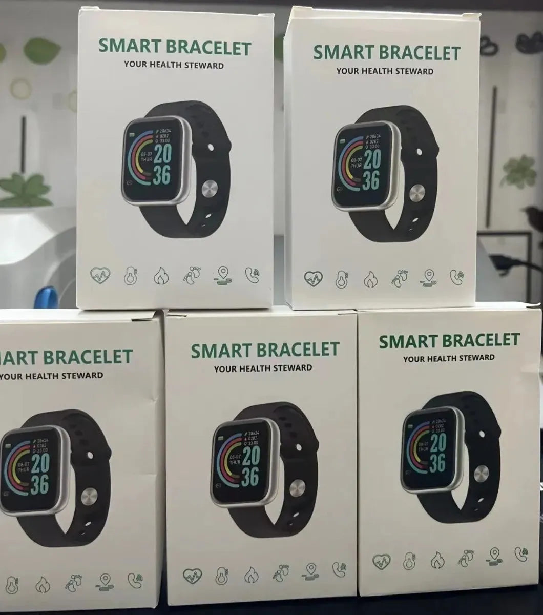 Kit 10 Smartwatches Atacado Y68/D20