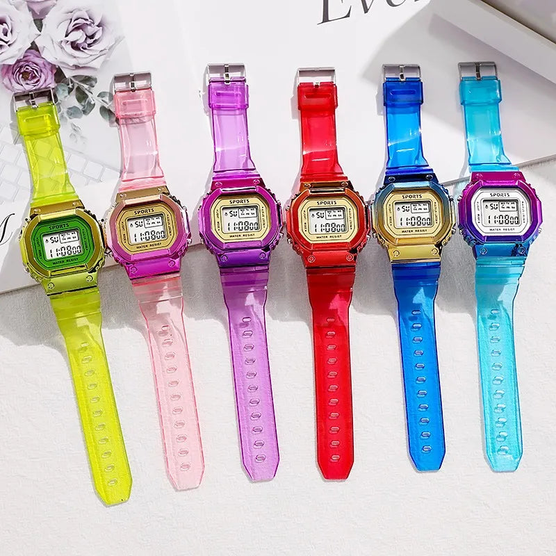 Watches 10/20/25Pcs Led Women Men Colorful Wholesale