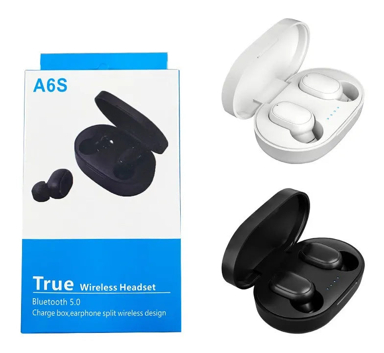 A6s Wireless Bluetooth In-Ear Headphones Wholesale 10 Units