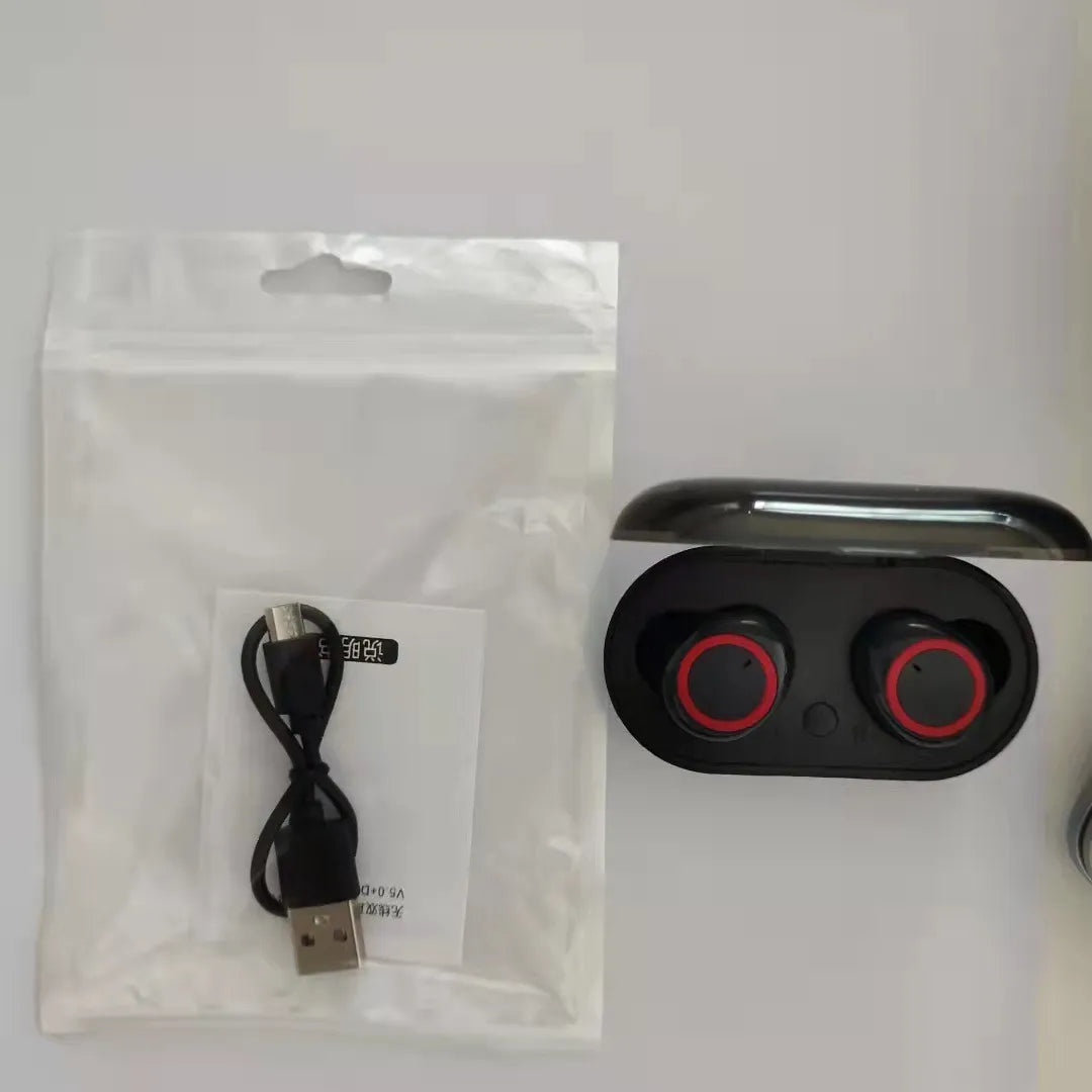 10pzs Y50 Audífonos Inalámbricos Bluetooth In-ear Mayoreo