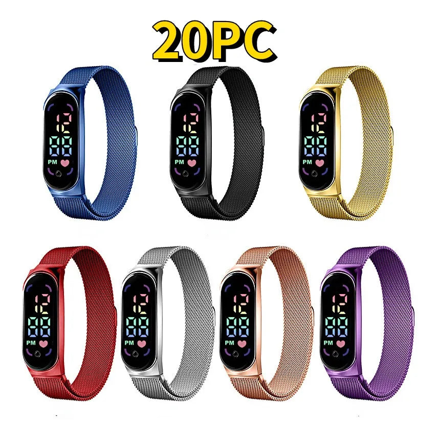 20/30pcs Led Touch Bracelet Watches Party Gift M7 Wholesale Sale