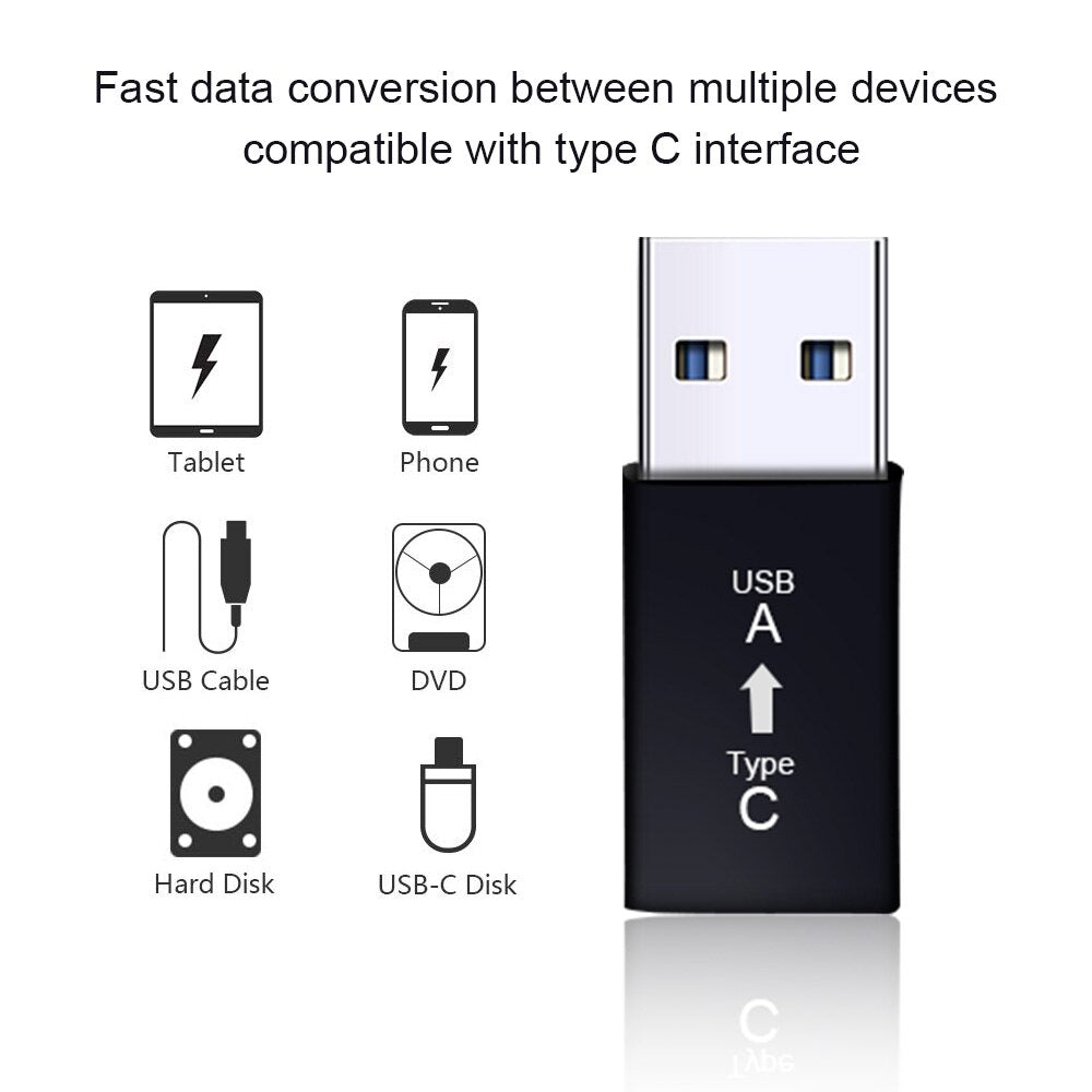 Type C Female Usb 3.0 Data and Charging Adapter 30/50 Pieces Wholesale