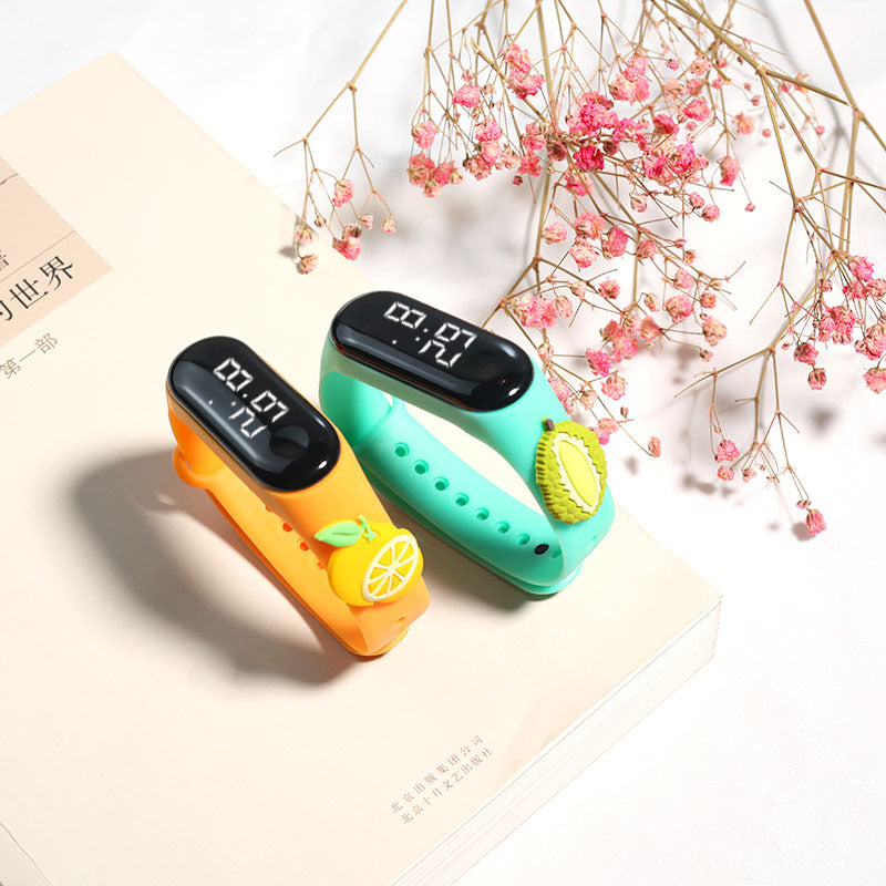 50 pieces Led Children's Watches Fruit Model Gift Wholesale