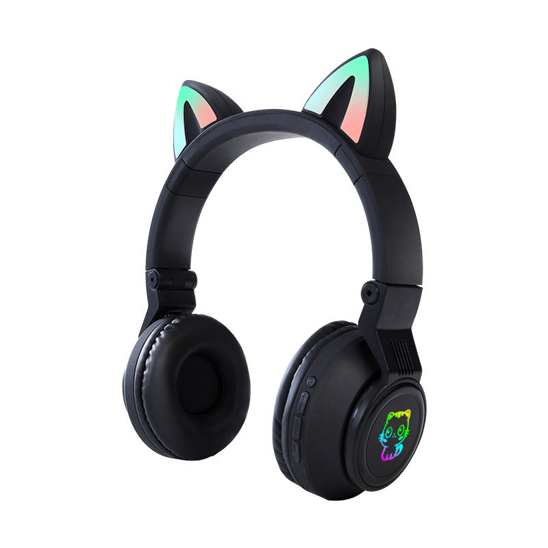 5 pieces Children's Wireless Headphones with Adjustable Headband Cat Ears JST-26