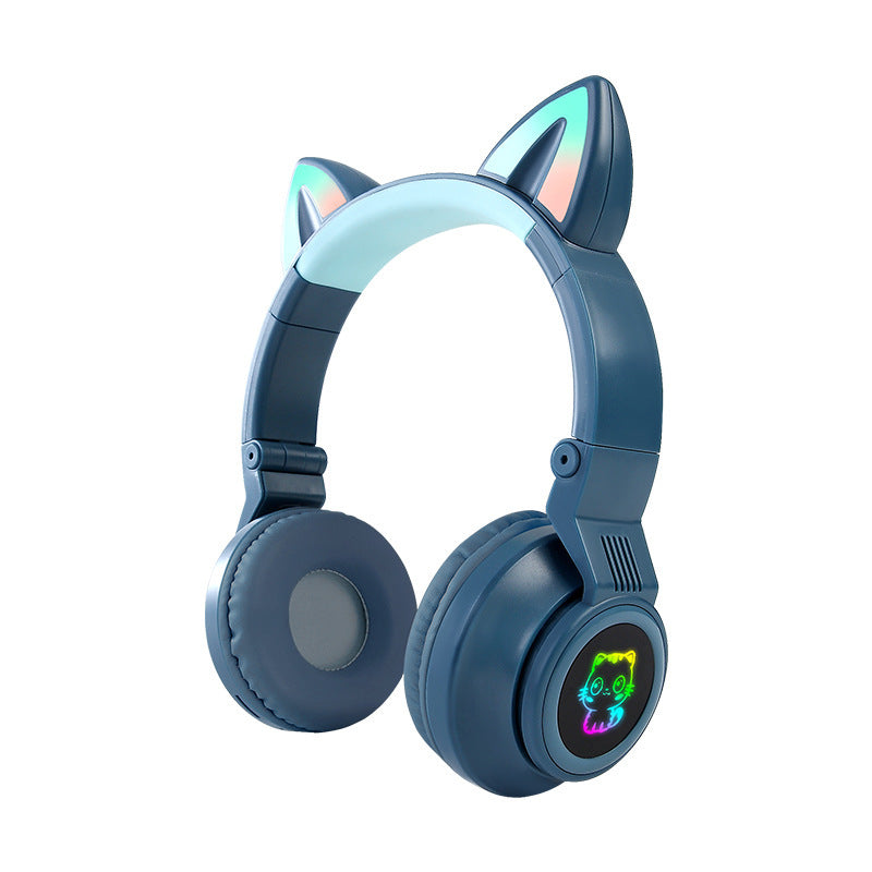 5 pieces Children's Wireless Headphones with Adjustable Headband Cat Ears JST-26